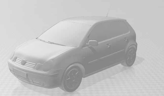 Volkswagen Polo Mk4, modellino auto